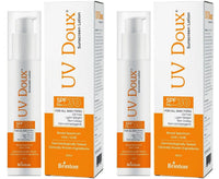 Brinton UvDoux Sunscreen Lotion with SPF 30 in Oil Free Formula| Light Weight & Non Greasy Sunscreen|Protection against UVA/UVB Rays| For All Skin Types- 50 ML x Pack of 2