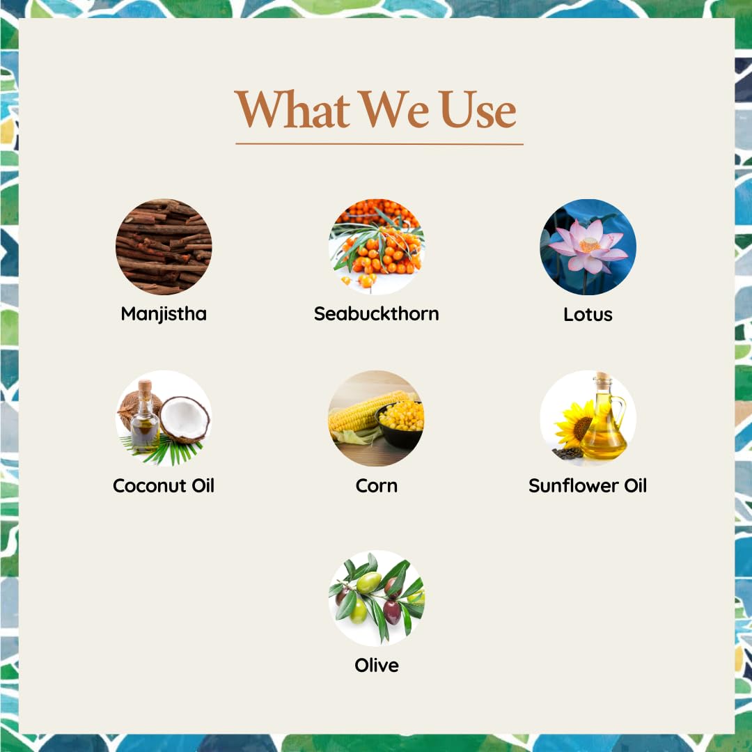 Tikitoro Teens Nourishing Bath Bar with Manijstha, Sea Buckthorn Oil and Sacred Lotus Extract, Soothes, Nourishes and Moisturizes Skin, Vegan, No Parabens & Sulphates (11-16 Years) (2 x 75g)