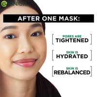 Garnier Skin Naturals, Face Mask, Hydrating & Detoxifying, Black Serum Mask Pure Charcoal, 1 pc, 28gg