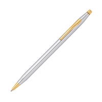 Cross Classic Century Refillable Ballpoint Pen, Medium Ballpen, Includes Luxury Gift Box - Medalist Chrome Chrome -Medalist