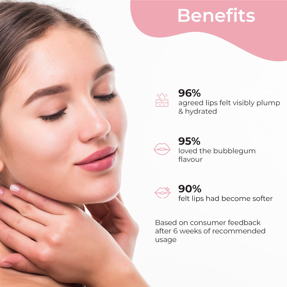 Pilgrim Squalane Hydra-Plumping Lip Balm+Lip Serum Combo(Bubblegum)|Lip Serum With Roll-On For Visibly Plump Lips|Soothing&Hydrating Dry&Chapped|Shea Butter&Pomegranate For Soft Lips,Pack Of 1,Pink