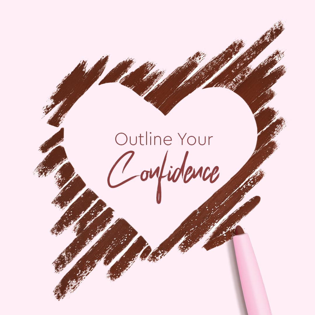 C2P Pro Ultra Define Lip Liner, One Swipe Smooth Application, Matte Finish, Long Lasting, Waterproof & Smudge Proof, Enriched with Jojoba Oil & Shea Butter, 0.27g (Doll House 04-Pink)