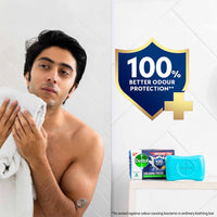 Dettol Cologne Fresh Bathing Soap Bar with 100% better odour protection- 150g Pack of 4, (600gm)