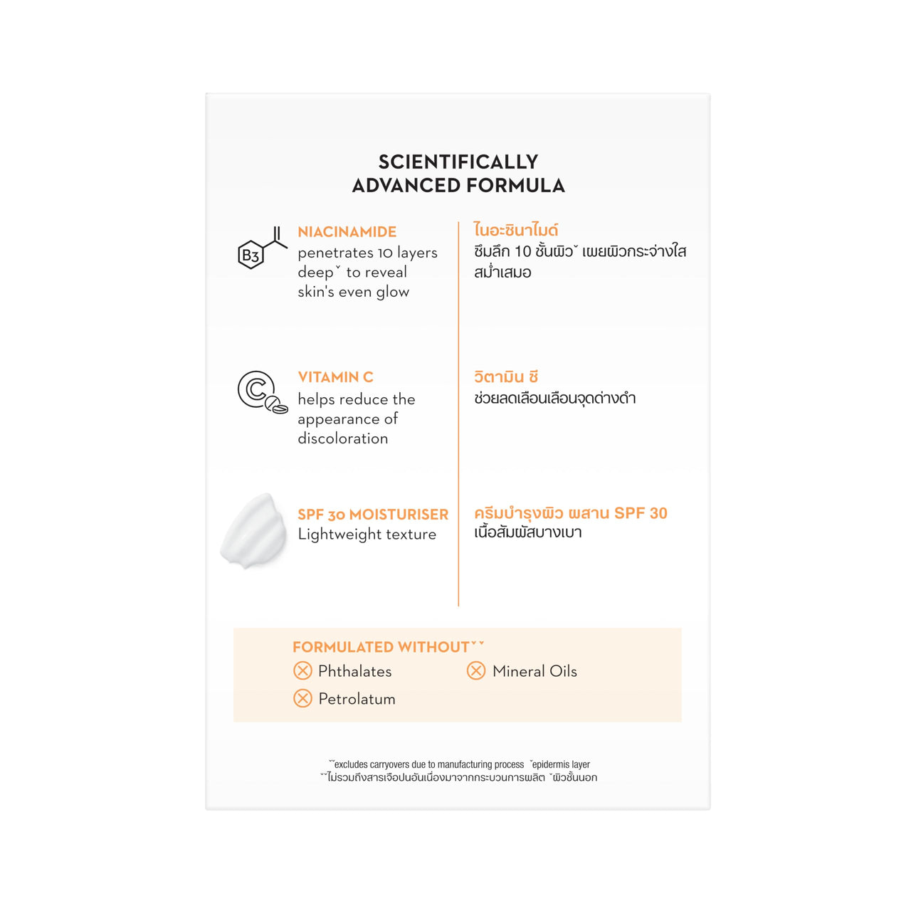 Olay Vitamin C Face Cream with SPF30 l Brightens Skin and Reveals Glow | Smooth Texture with Niacinamide l Paraben and Sulphate Free | Normal, Oily, Dry and Combination Skin l 50g