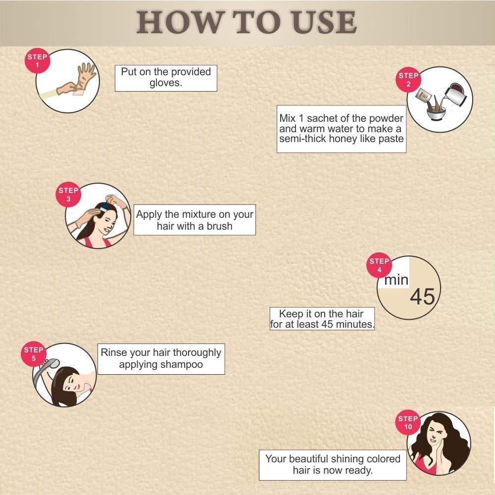 INDUS VALLEY 100% Certified Organic Hair Colour (Soft Black) - (120g*2=240g)