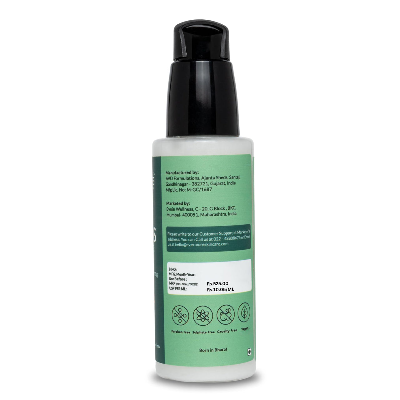 EVERMORE Cactus Moisturiser for Radiant Skin | Instant Hydration, Deep Moisturizing & Barrier Support | Non Sticky & Quick Drying Formula | Prevent Dry Skin In Winters | For Unisex | 50ml (Pack of 1)