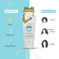 True Frog Everyday Moisturizing Shampoo To Repair Damaged hair and Reduce Frizz, Deeply Moisturizes With Aloe-Vera Extract For All Hair Types, SLS free, Paraben-free & Silicone-free - 150 ml