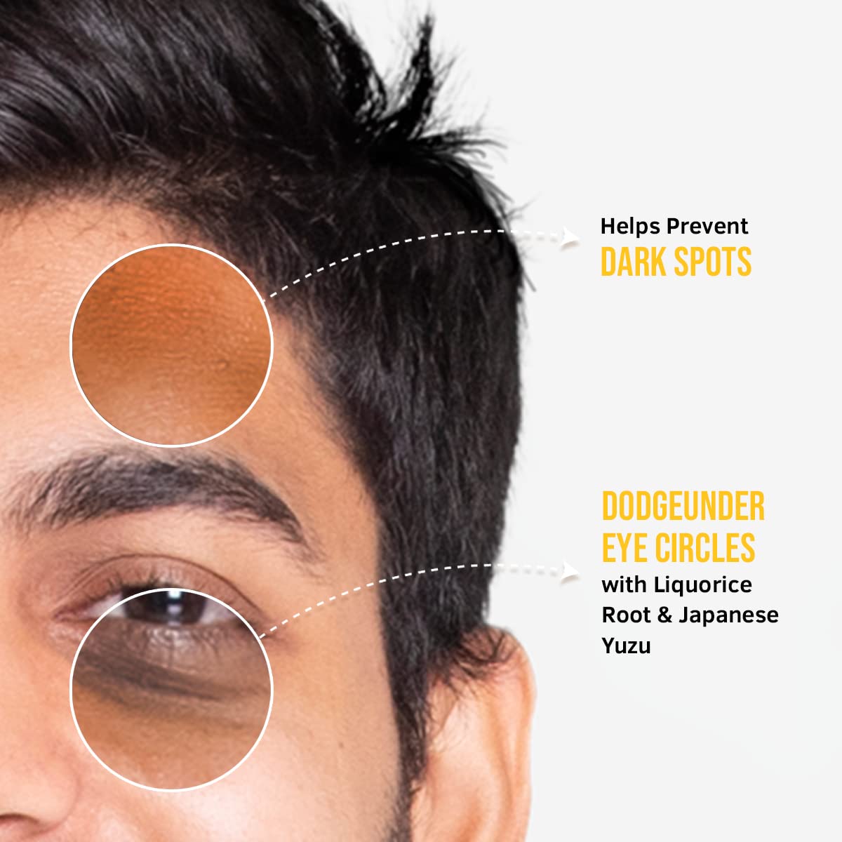 Ustraa Quick Action De-Tan Facial Kit for Men - Set of 4 | De-Tan Face Scrub - 100g | De-Tan Face Mask Oily Skin - 125g | 20% Vitamin C Face Serum - 30ml | De-Tan Cream - 50g | Effective Tan Removal