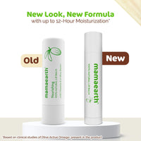 Mamaearth Nourishing 100% Natural Lip Balm with Vitamin E and Shea Butter - 4 g | 12-Hour Moisturization | Makes Lips Soft & Supple