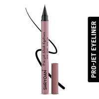 Shryoan Pro-Jet Sleek Black Eyeliner | Intense Black Finish |Quick Dry Formula |24-Hour Smudge-Proof Wear | Ideal for Professional and Everyday Use| 1.25g