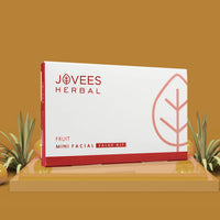 Jovees Herbal Mini Fruit Facial Kit For Hydrated Skin, Reduces Fine Lines, Tanning & Dullness With 6 Easy Step | Kit for Enhance Natural Glow 63g (Single Use)