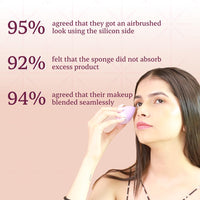 TYPSY BEAUTY Dip and Dab Makeup Sponge Blender | Dual-Sided Silicone and Foam Puff | Latex-Free, Soft, Durable | Face Blender for Foundation, Concealer, Powder | Compact Puff for Women