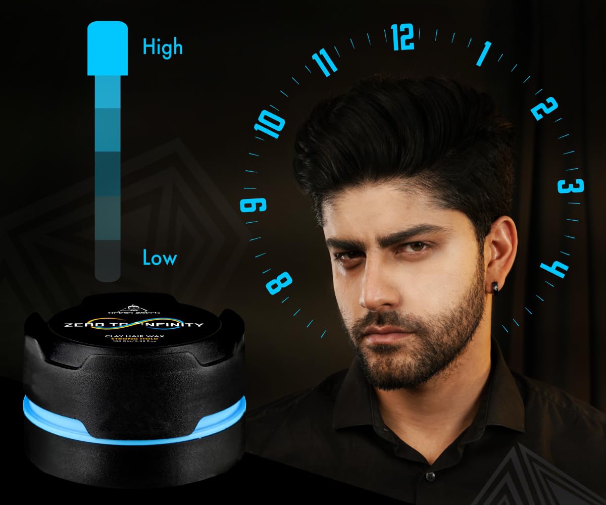 Urbangabru Zero to Infinity Hair Wax - 50 Gram | Matte Finish & Strong Hold