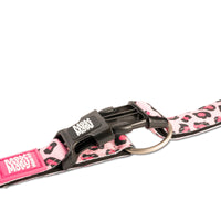 Max & Molly Soft Padded Neoprene Dog Collar w/Smart ID Gotcha! QR Pet Safety Tag, Durable, Waterproof, Anti-Stink, Machine Washable Collar for Dogs, Pink Leopard, XS XS (9-14