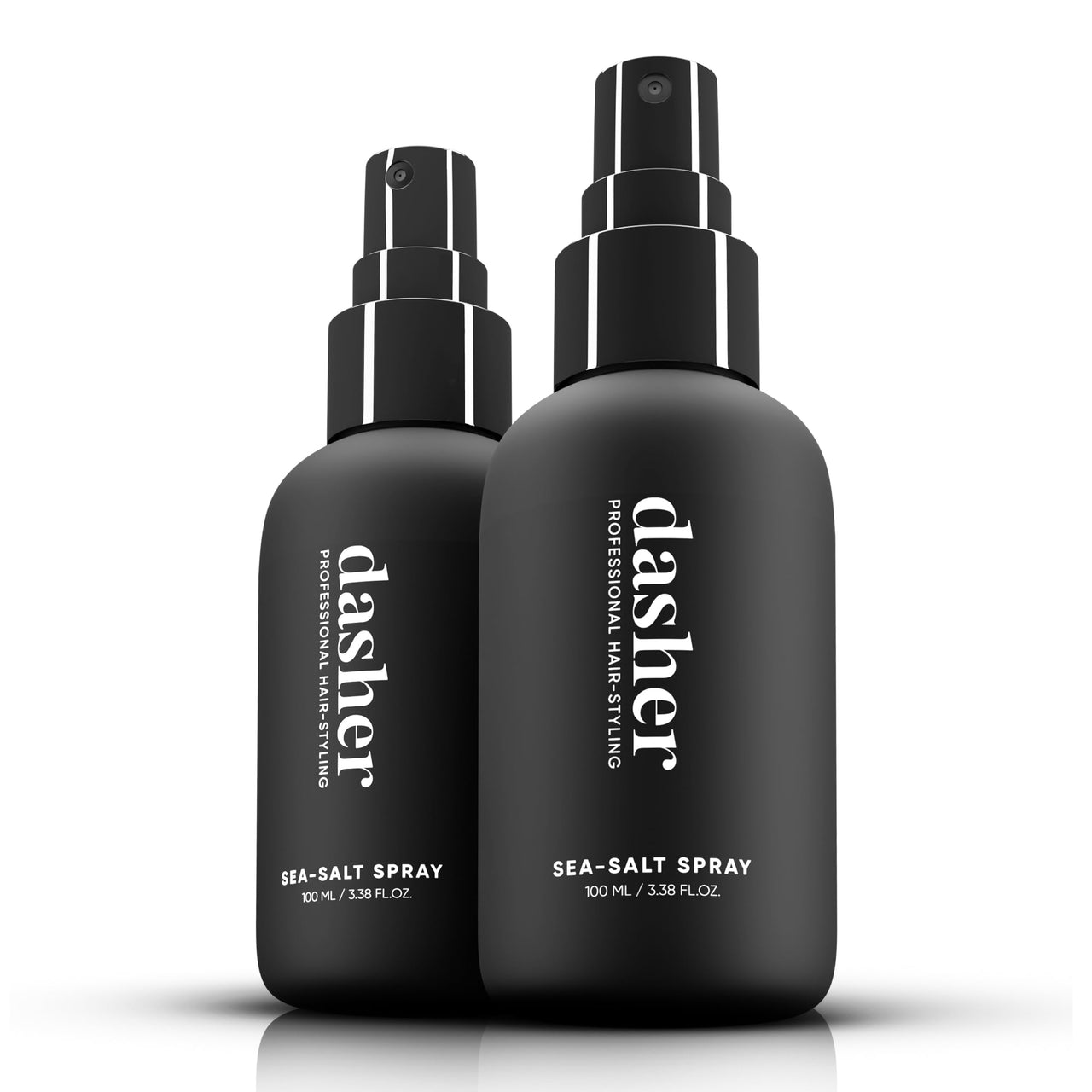 Dasher Sea Salt Spray (100ml + 100ml) Pack of 2 For Texturized & High-Volume Hairstyles With Medium Hold, Thickens Hair, With Ginseng & Vitamin E (100ml)