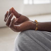 Tiger Eye Bracelet for men women Anti-anxiety, stress relief and confidence Bracelet, Handmade natural stone Crystal bead jewelry Chakra healing Protection bracelets (10MM) 10MM Tiger Eye