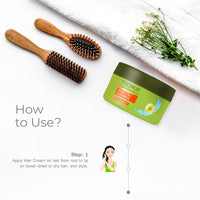 Trichup Hair Fall Control Herbal Hair Cream - Enriched with Amla, Licorice & Bhringaraj - Repairs & Nourishes Damaged Hair (200ml)