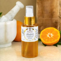 Just Herbs Silksplash Neem-Orange Rehydrant Face Wash, 100ml and Silky Strength Aloevera Wheatgerm Moisturising Shampoo, 200ml