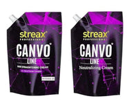 Streax Canvo Line Big Straightening Cream & Neutralizing Cream (Intense) 1000g