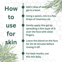 Deve Herbes Rosemary Essential Oil (Rosmarinus officinalis) for Healthy Hair Pure | Non-Sticky | Non-greasy | Lightweight | Men & Women | All Skin Types | Steam Distilled 100ml X 2