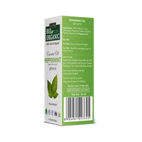 Indus Valley 100% Pure Natural & Organic, Undiluted Peppermint Essential Oil with Glass Dropper for Skin, Hair Care -15ml