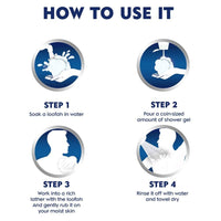 Nivea Men Face Wash, Oil Control, 10x Vitamin C, 150ml & Men Pure Impact Shower Gel, 500ml, Hair, Face & Body Wash