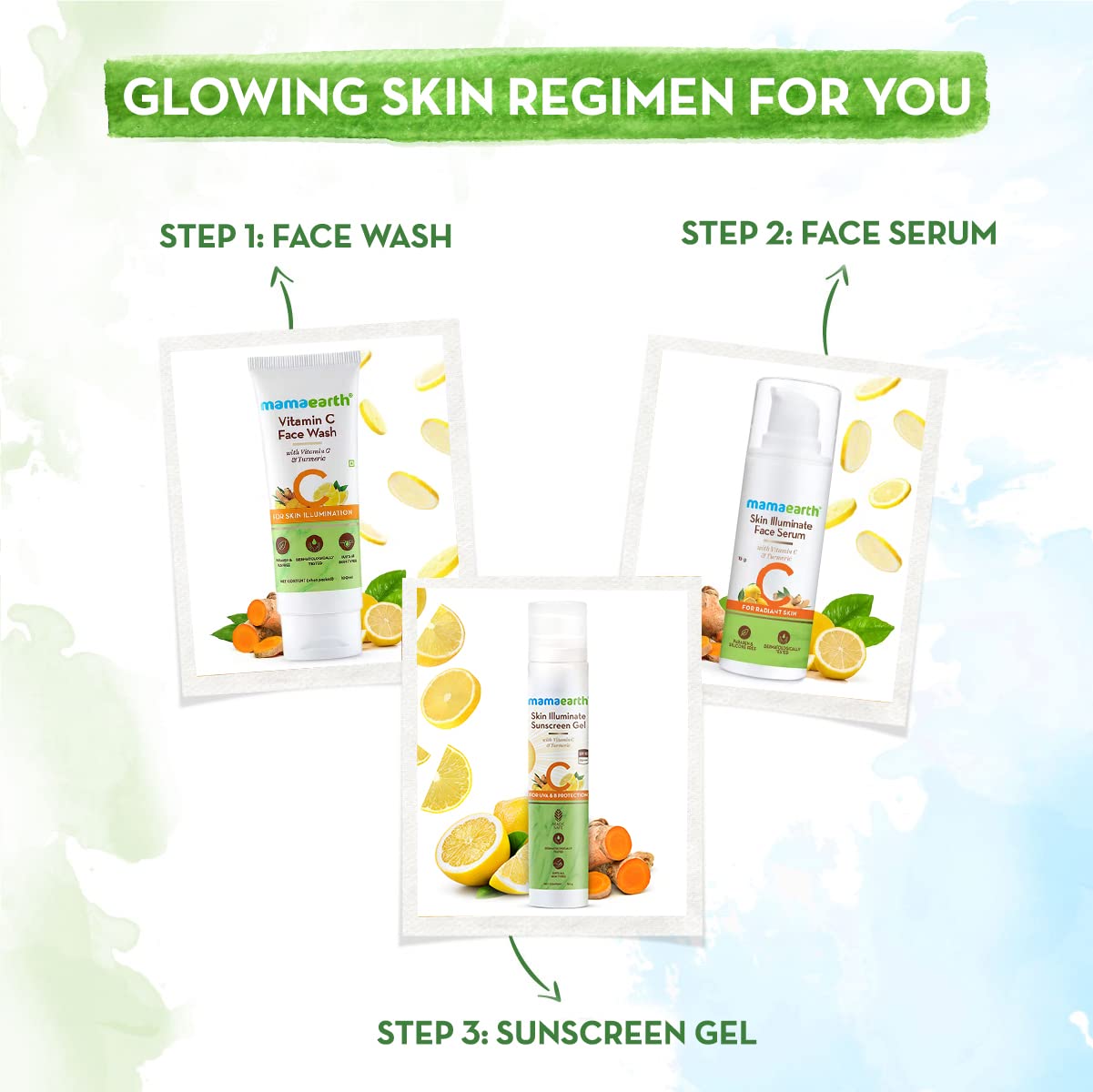 Mamaearth Skin Illuminate Sunscreen With Spf 50 Gel With Vitamin C & Turmeric For Uva & B Protection, Pa+++ - 50 G, All