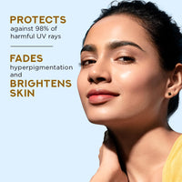 Ponds Sun Miracle SPF 50 PA++ Sunscreen Serum - Protect & Bright, With 1.25% Niacinamide, Prevent & Fade Dark Spots, Lightweight, No White Cast 14ml