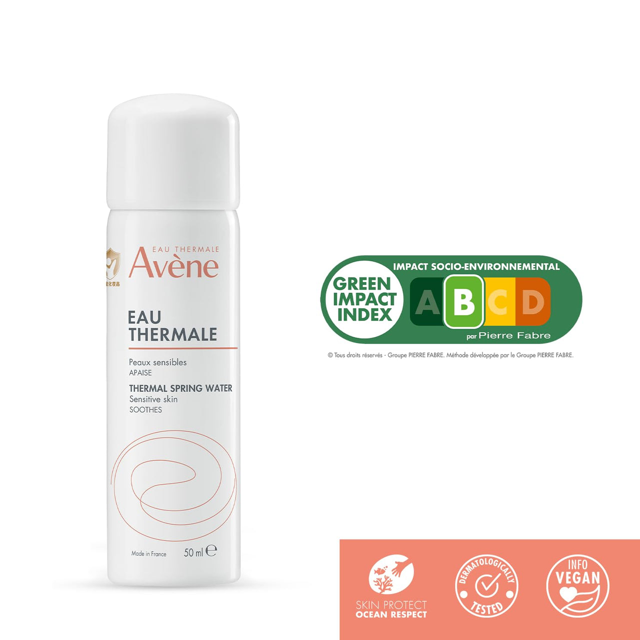 Avene Thermal Spring Water 50ml I Active & Powerful Spring Water I Barrier Repair I Face Mist for all Skin types I Soothes & Hydrates Skin I Sensitive Skin I Dermatologically tested