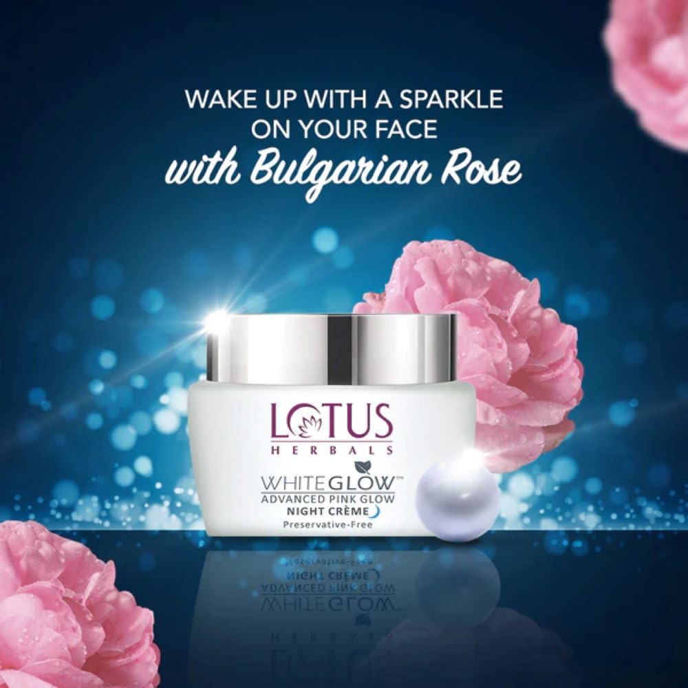 Lotus Herbals Purglow Advanced Pink Glow Day Cream_50g + Pink Glow Night Cream 50g(Set of 2)