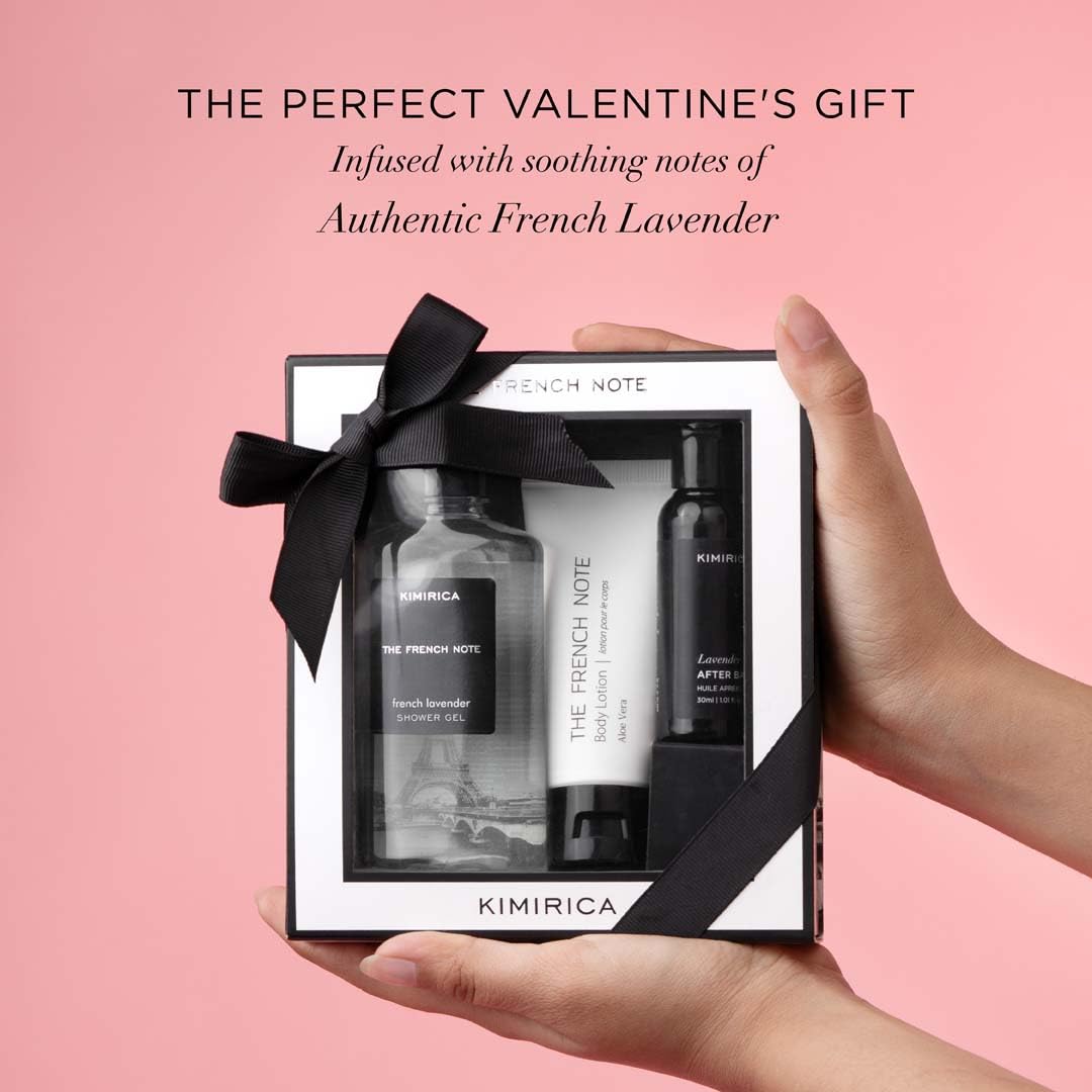 Kimirica Gift Set luxury lavender gift box for Men & Women Set of 3