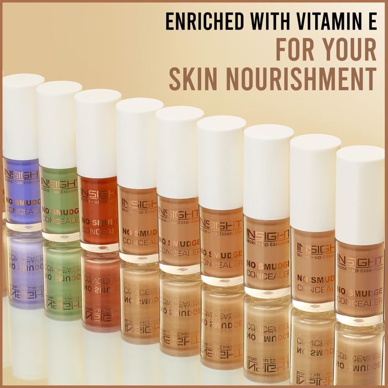 Insight Cosmetics No Smudge Concealer |HD Look |Waterproof |Minimize Fine Lines |Medium Coverage |Long Lasting |Youthful Look |Photo Ready, 5gm (CR121-ORANGE CORRECTOR)