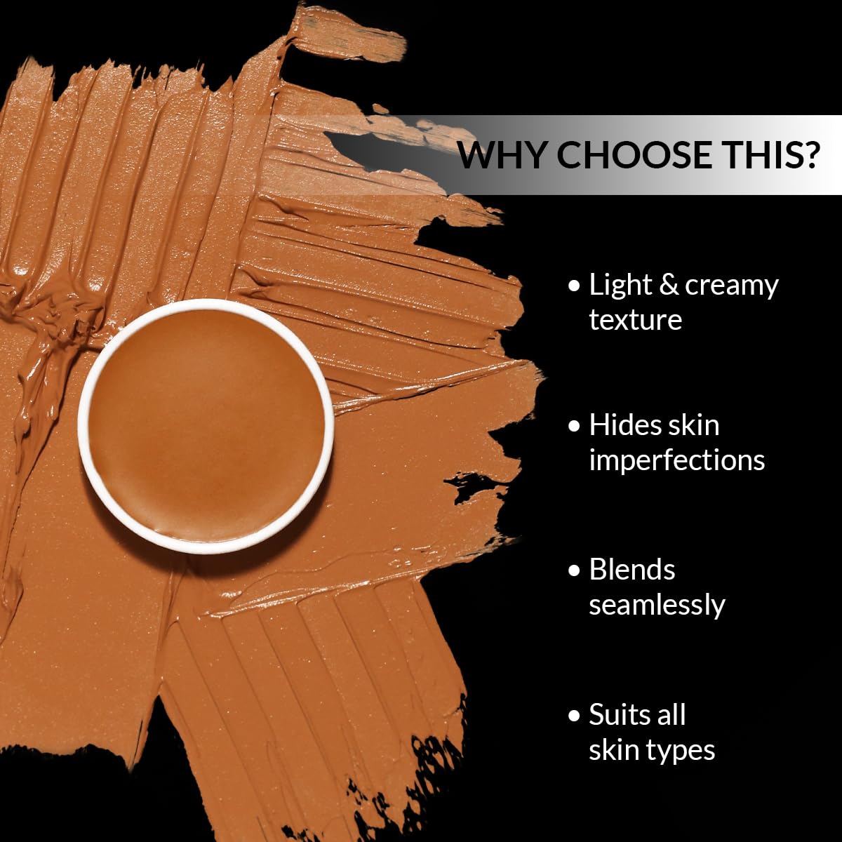 Stars Cosmetics Face Makeup Cream Foundation Combo Refill – Full Coverage, Lightweight, Natural Finish, Long-Lasting, Protects Skin – Professional Quality for All Skin Types (Chinese)
