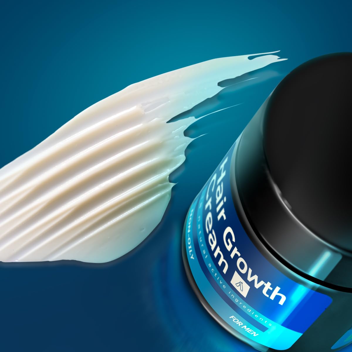 USTRAA Hair Growth Cream - 100 g - with Onion Extract, Neelbhringadi, Blackseed Oil - Helps boost hair growth, Prevents hair fall - No Parabens, No Mineral Oil