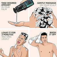 Ustraa Anti-Dandruff Shampoo 250ml - With Climbazole, Ginger & Tea Tree Oil, Controls Dandruff, No Sulphates, No Parabens, No Silicone, No Mineral Oil