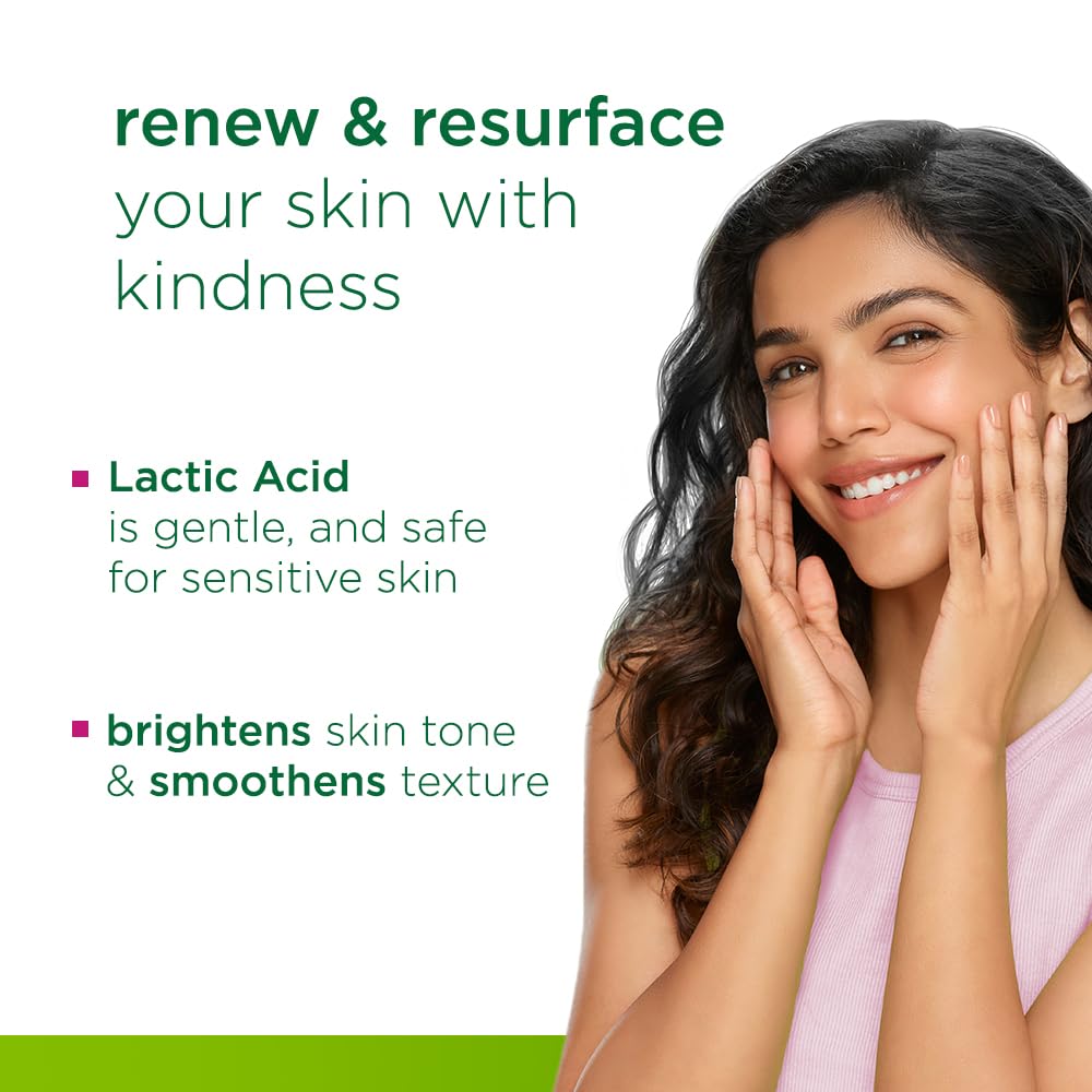 simple Active Skin Barrier Care Smoothing Gel Face Cleanser 150Ml With 5% Lactic Acid,Hyaluronic Acid&Ceramide Boosters|Gentle Exfoliating Face Wash For Brighter,Even-Tone,Smoother Skin,For Women&Men