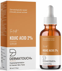 DERMATOUCH Kojic Acid Serum 2%| Best For Hyperpigmentation & Uneven Skin Tone | For Both Men & Women