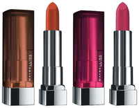 Maybelline New York Matte Lipstick, Intense Colour, 674 Madison Red, 3.9g & Maybelline New York Matte Lipstick, Intense Colour, Moisturised Lips, 680 Mesmerizing Magenta, 3.9g