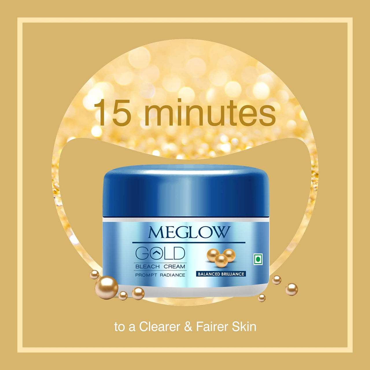 Meglow Skin Care Combo Pack of 3-Gold Bleach cream (50g)|Face Cream For Women (50g) with Aloevera Extracts & Vitamin E|Instant Glow Face Wash (70g)+Skin Brightening and Luminizing for Radiant Skin