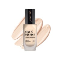 Lakyou Beauty Stay Perfect Serum Foundation 30ml | Medium Coverge with SPF 30 | 24HRS wear for radiant and healthy looking skin (White Ivory)