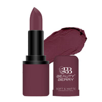 Beauty Berry Soft & Matte Moisturizing Velvet Lipstick For Women - Long-Lasting, Hydrating, High-Pigment Color. (Shade 07)