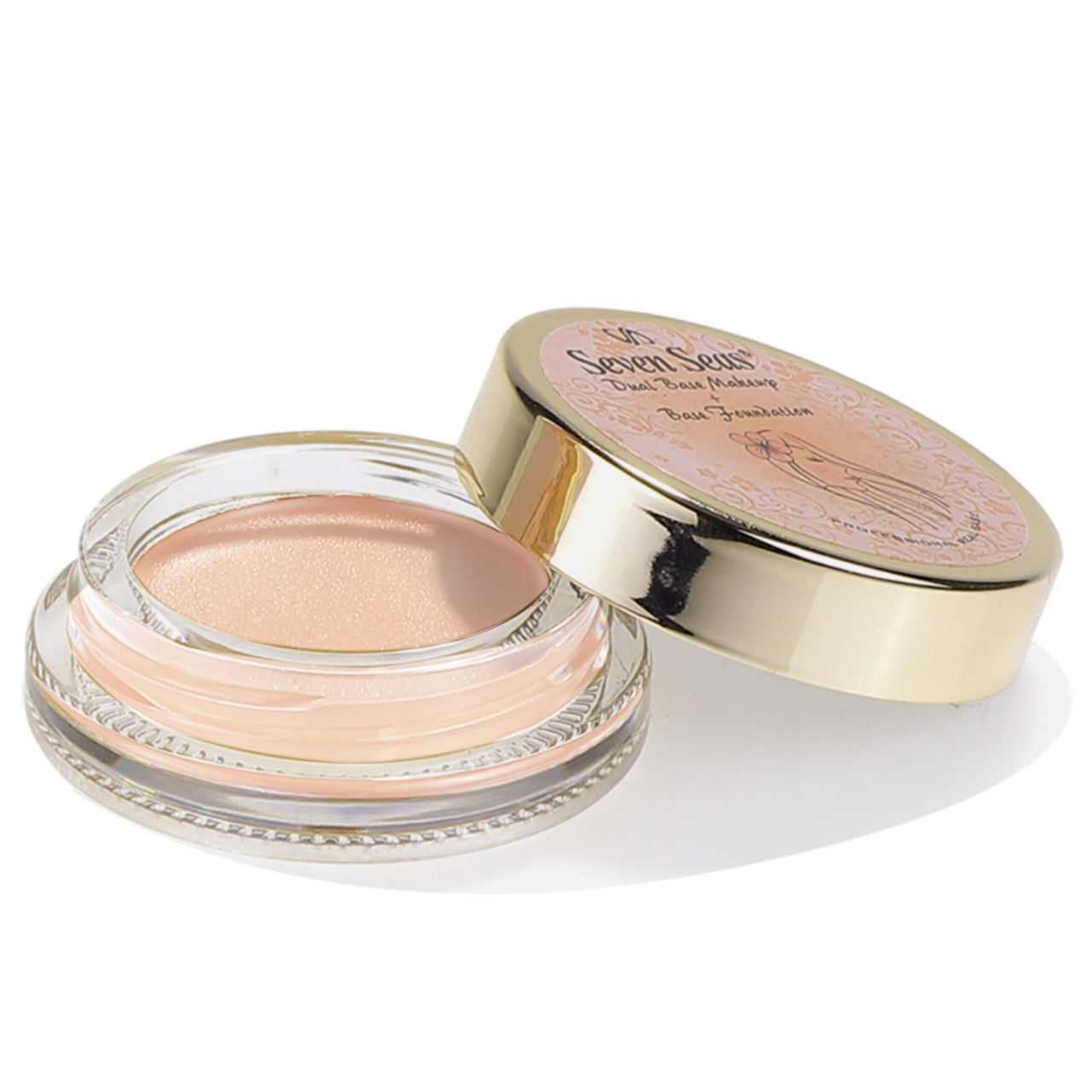 Seven Seas Dual Base Makeup + Base Foundation Skin Natural Mousse | Natural Finish Matte Cream Foundation -Long Lasting Weightless Full Coverage Face Makeup (Classic Ivory)