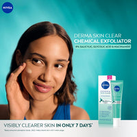 NIVEA Derma Skin Clear Exfoliator 8% Salicylic, Glycolic Acid, Niacinamide Fight Blemishes Acne Mark