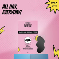 RENEE Black Head Removal Strips, for Deep Cleansing, Instant & Painless Blackheads & Whiteheads Removal, Algae Extract, Oat Extract, Vitamin E & Hyaluronic Acid Infused - 5N