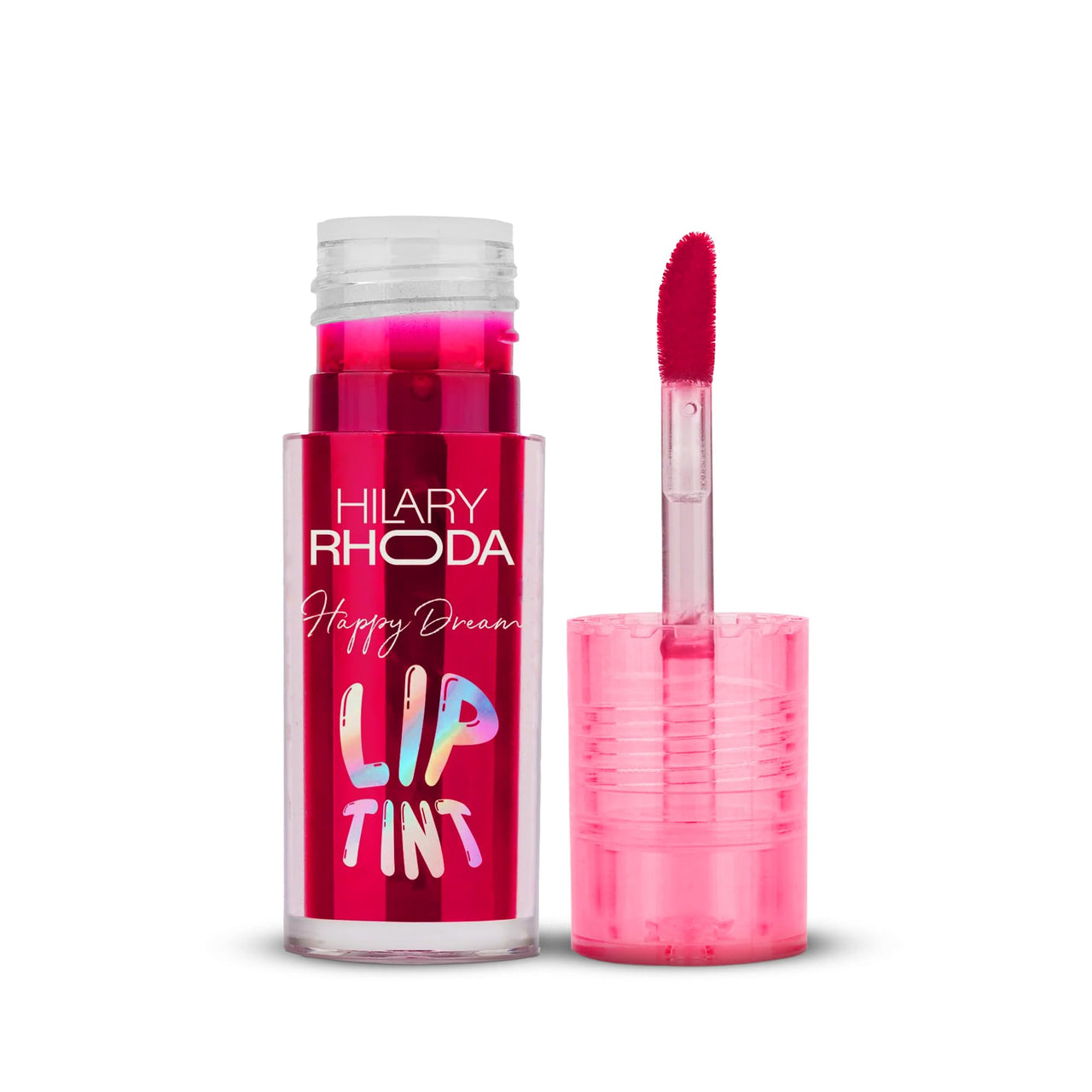 Hilary Rhoda Happy Dream Lip Tint | Hydrating Formula | Infused with Hyaluronic Acid | Cruelty-Free & Glossy Finish | Non-Sticky Formula - 3.7g (Cherry Bliss- Shade 04)