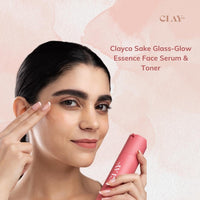 CLAYCO. Sake Glass Glow Essence with CICA and Licorice | Instant Glow | Hydrating Serum | Primer | Toner | Brightens