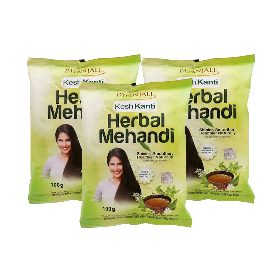 Patanjali Herbal Mehandi 100gm - Pack of 3