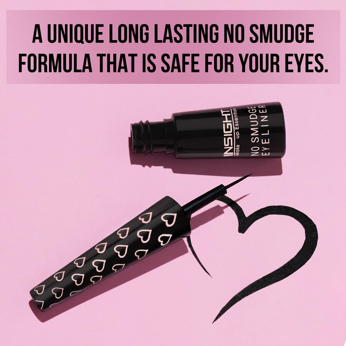 Insight Cosmetics No Smudge Eyeliner| Intense Matte Finish | Quick Drying |Smooth Application | Waterproof | Smudgeproof,(EL-53)