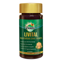 Zandu Livital Liver Tablets – Clinically Proven for Liver Detox & Health Support in 2 Months | 90 Tabs | Ayurvedic Formula with Bhringaraj & Guduchi | 100% Ayurvedic Ingredients