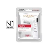 L'Oréal Paris Revitalift Crystal Micro-Essence Sheet Mask, Face Treatment, Crystal-clear Skin, 25g